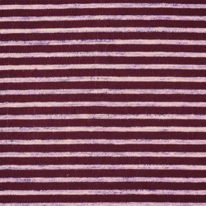 2 3/4 YD PC-Burgundy-Pink-Gray Poly Rayon Stretch Spandex Striped Jersey Knit Fabric