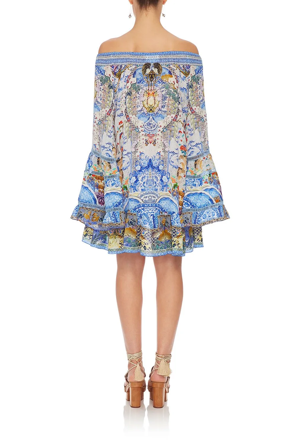 A-LINE FRILL DRESS GEISHA GATEWAYS