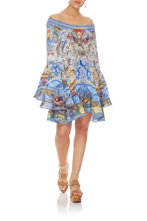 A-LINE FRILL DRESS GEISHA GATEWAYS