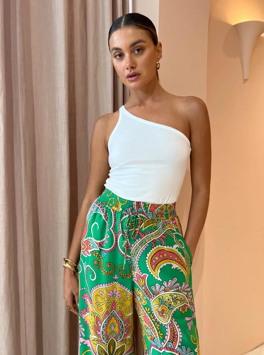 Alemais Marion Pant in Emerald