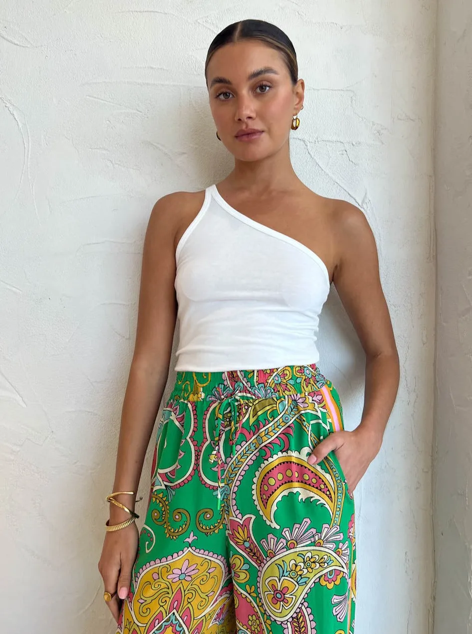 Alemais Marion Pant in Emerald