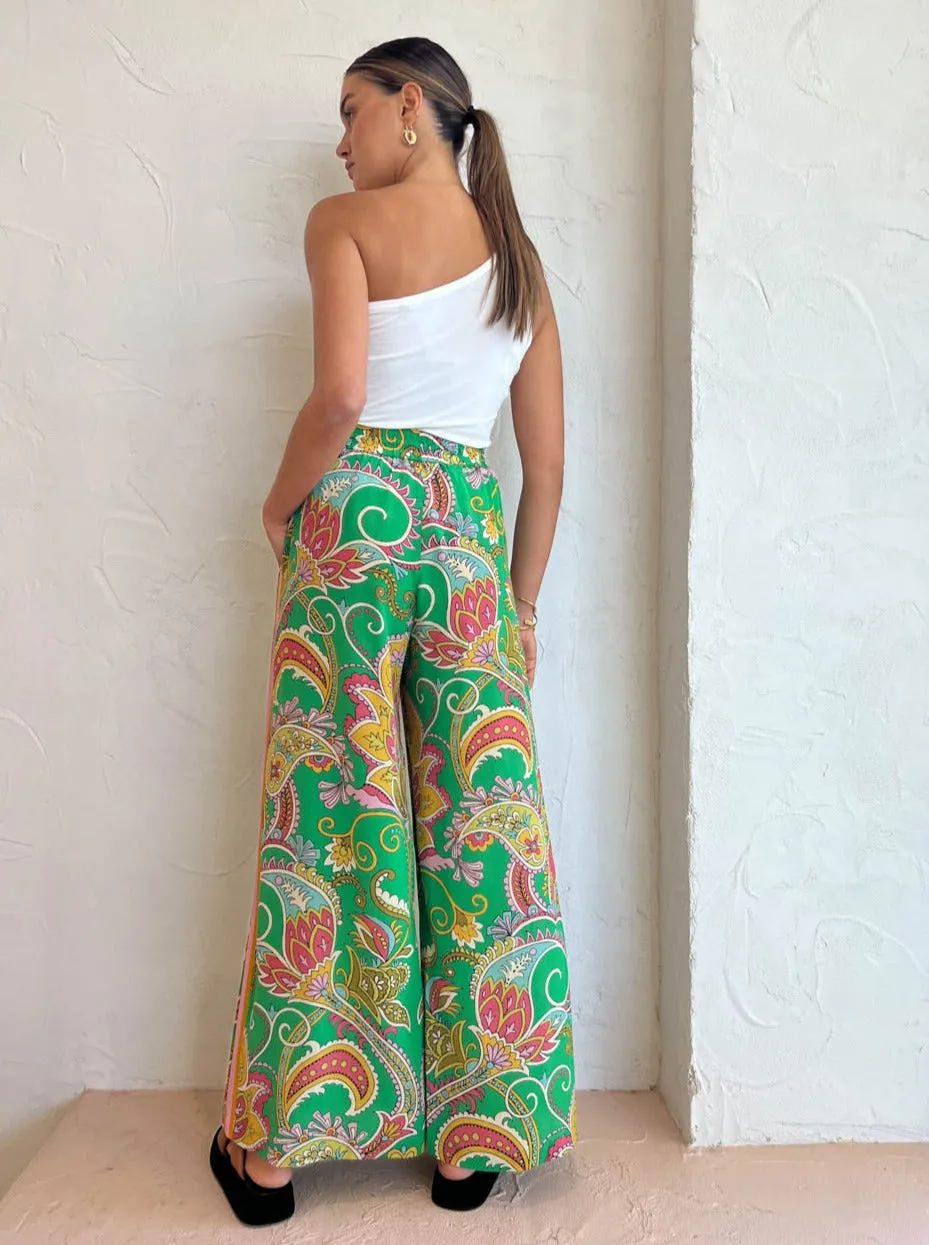 Alemais Marion Pant in Emerald