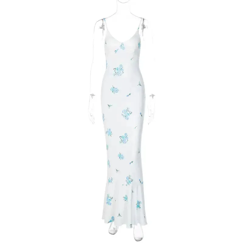 Amozae-Christmas Outfits New Year's Eve Dress Night Out Club Dresses cute winter outfits Katia Floral Maxi Dress