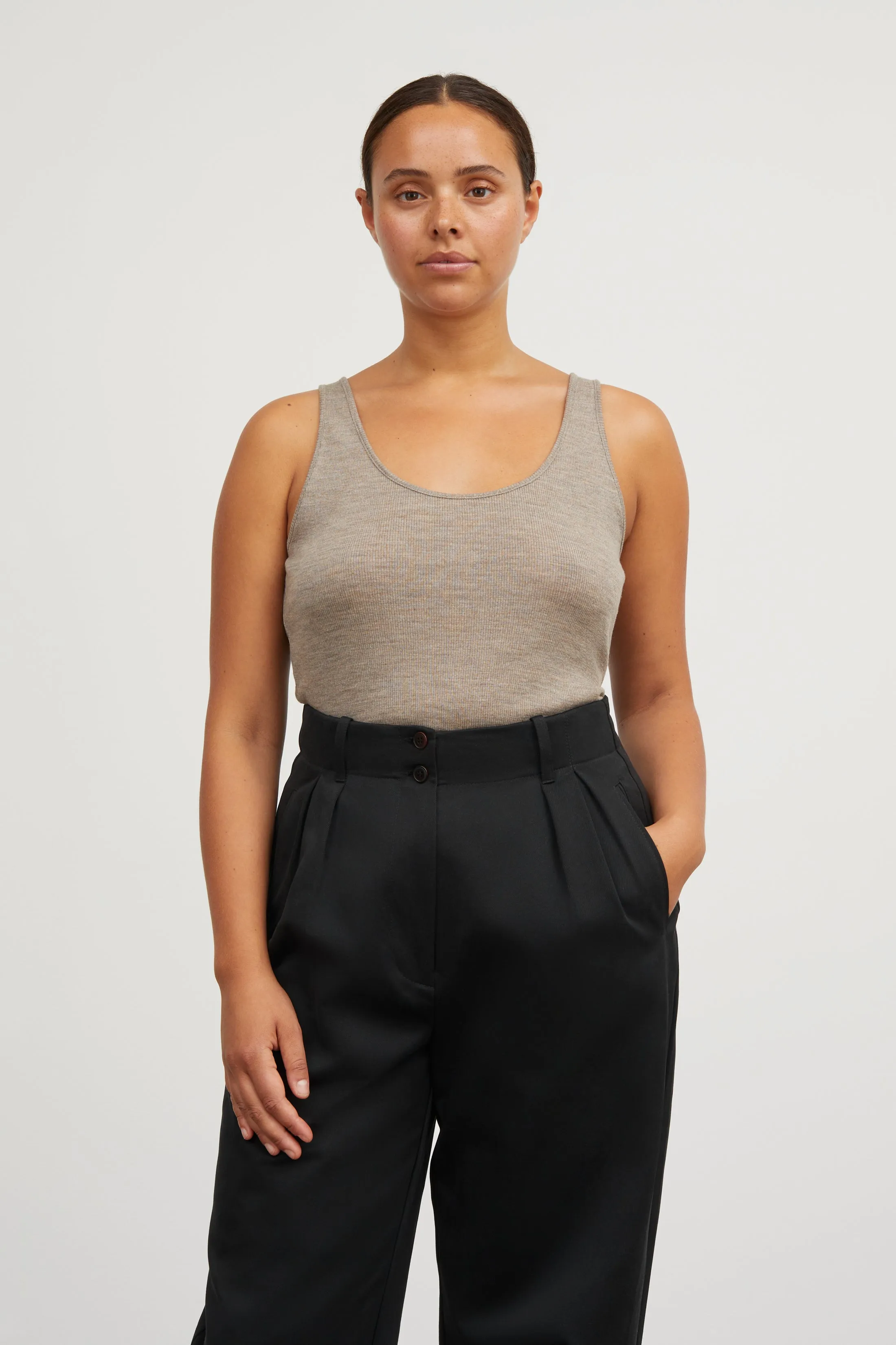 Amy top - Brown