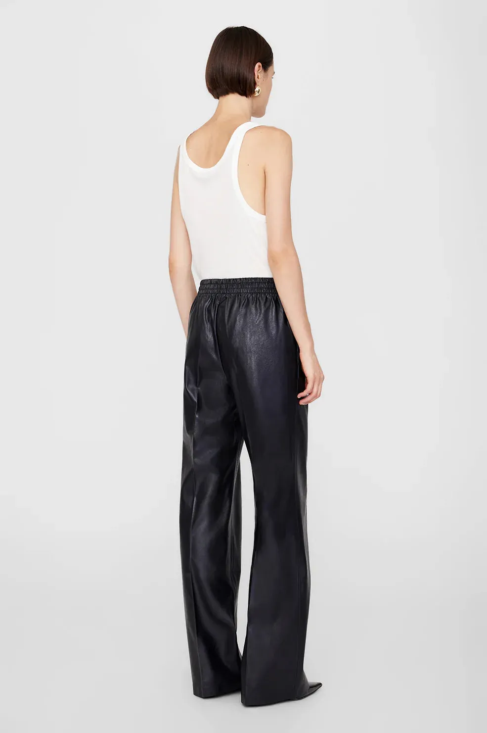 Anine Bing | Soto Pant - Night Sky Vegan Leather