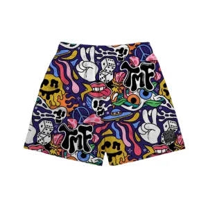 Athletic Mesh Shorts in Trendy