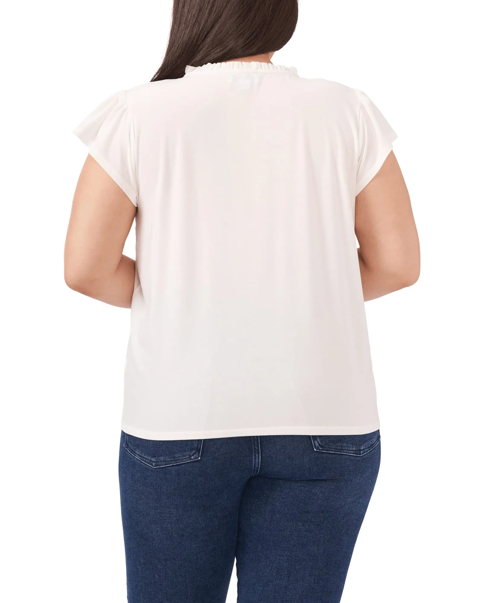 Avery Button-Front Top | SOFT ECRU