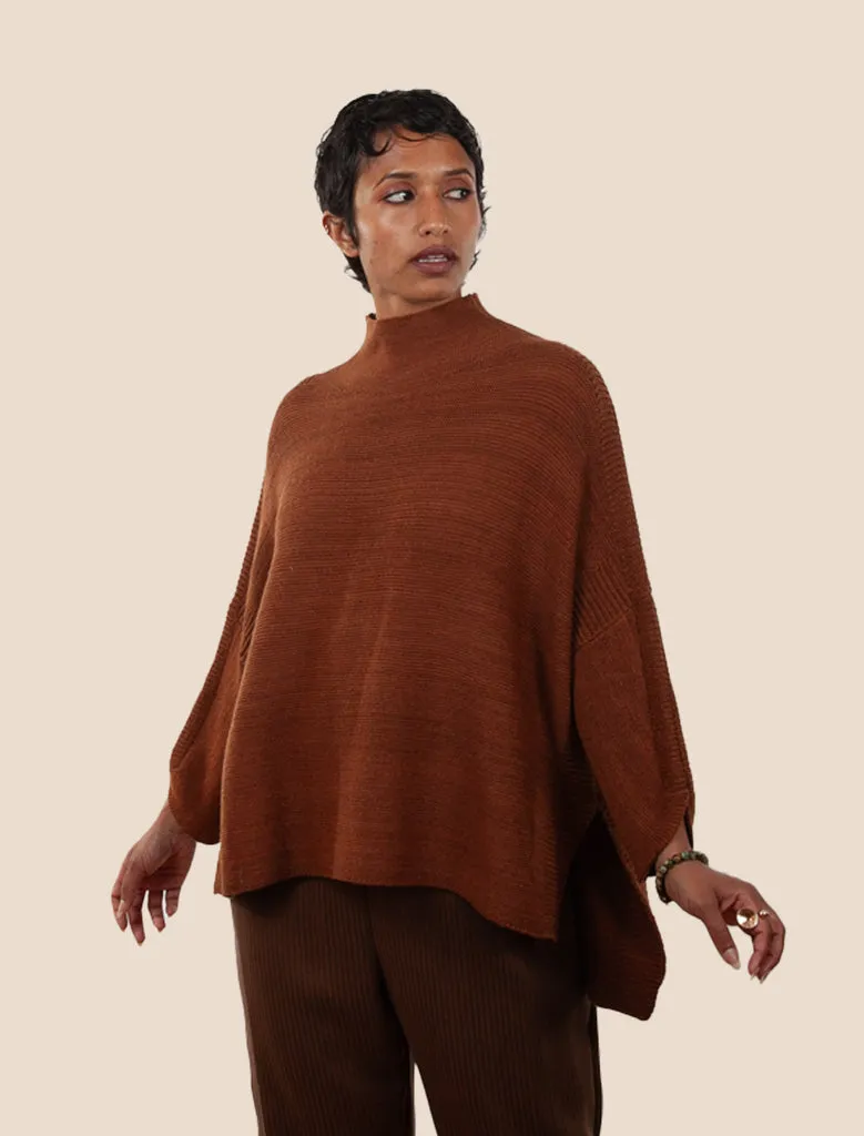 Boho Sweater in Auburn