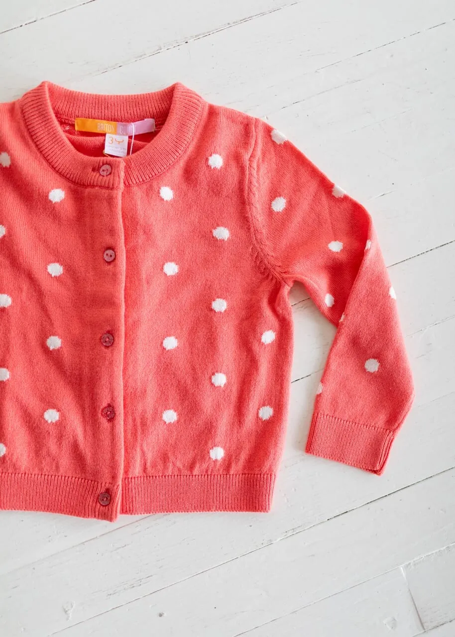 Briton Court Polka Dot Evelyn Cardigan