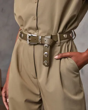 Cartago Studded Skinny Belt