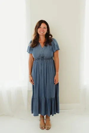 Chambray Midi