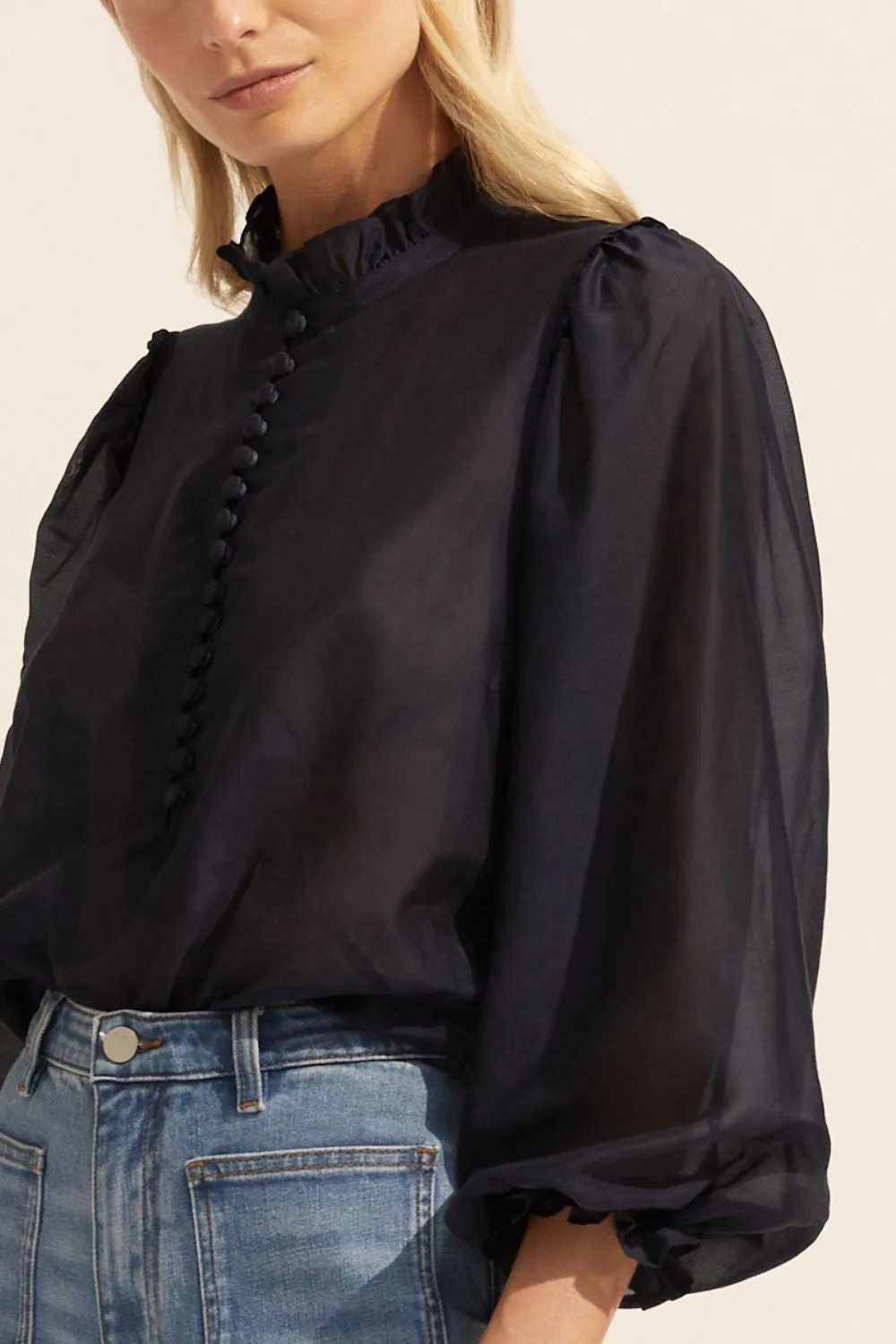 context top - indigo
