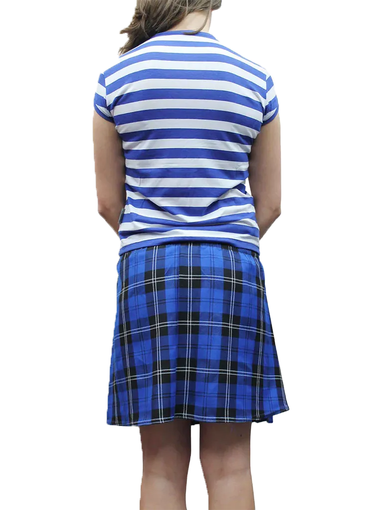 Crazy Chick Adult Pleated Elastic Tartan Skirt (16 Inches)