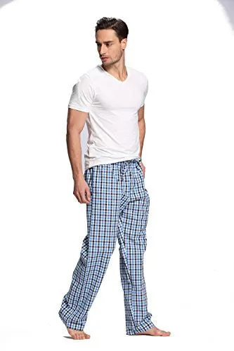 CYZ MEN'S 100% COTTON POPLIN PAJAMA LOUNGE SLEEP PANT-F1709-L