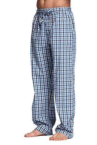 CYZ MEN'S 100% COTTON POPLIN PAJAMA LOUNGE SLEEP PANT-F1709-L