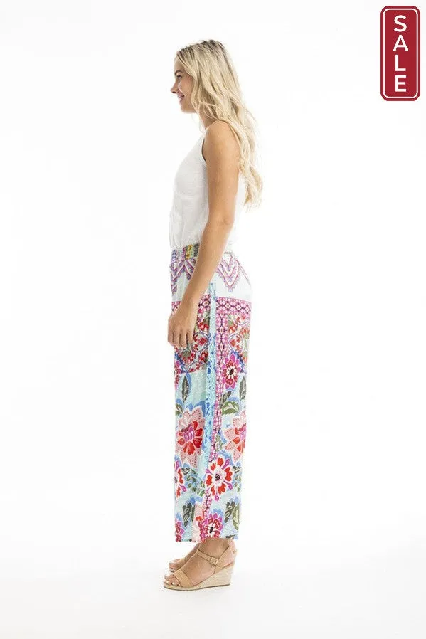 Digital Pants Oriental Floral