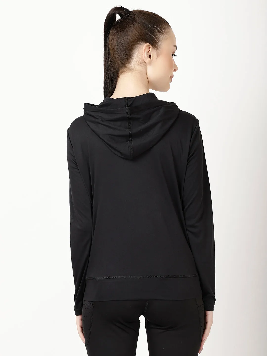 Dusty Rose Sassy Full Sleeves Hoodie