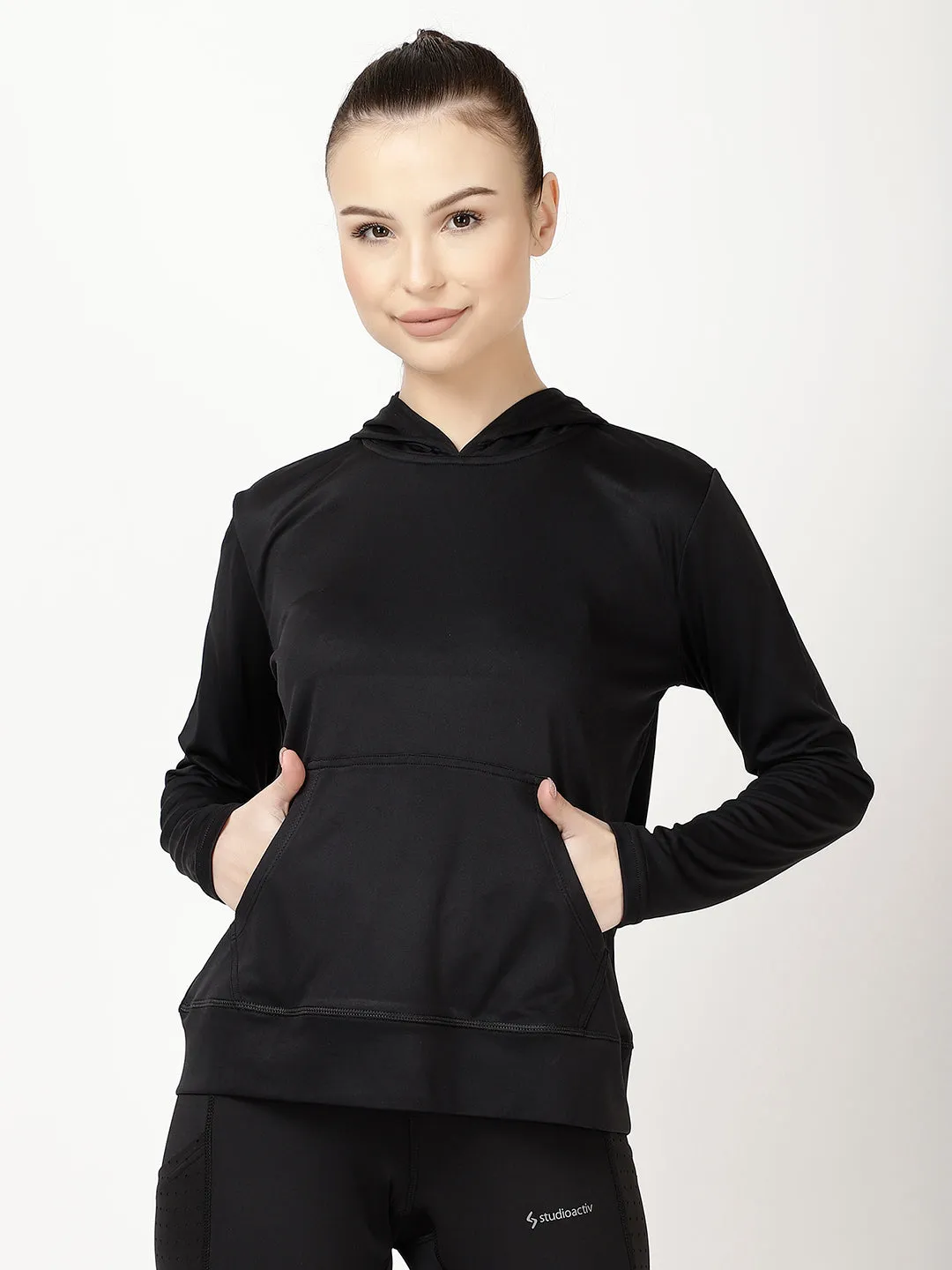 Dusty Rose Sassy Full Sleeves Hoodie