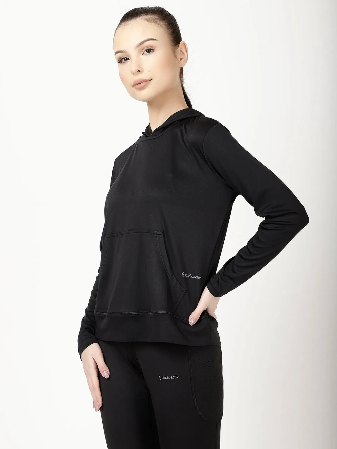 Dusty Rose Sassy Full Sleeves Hoodie