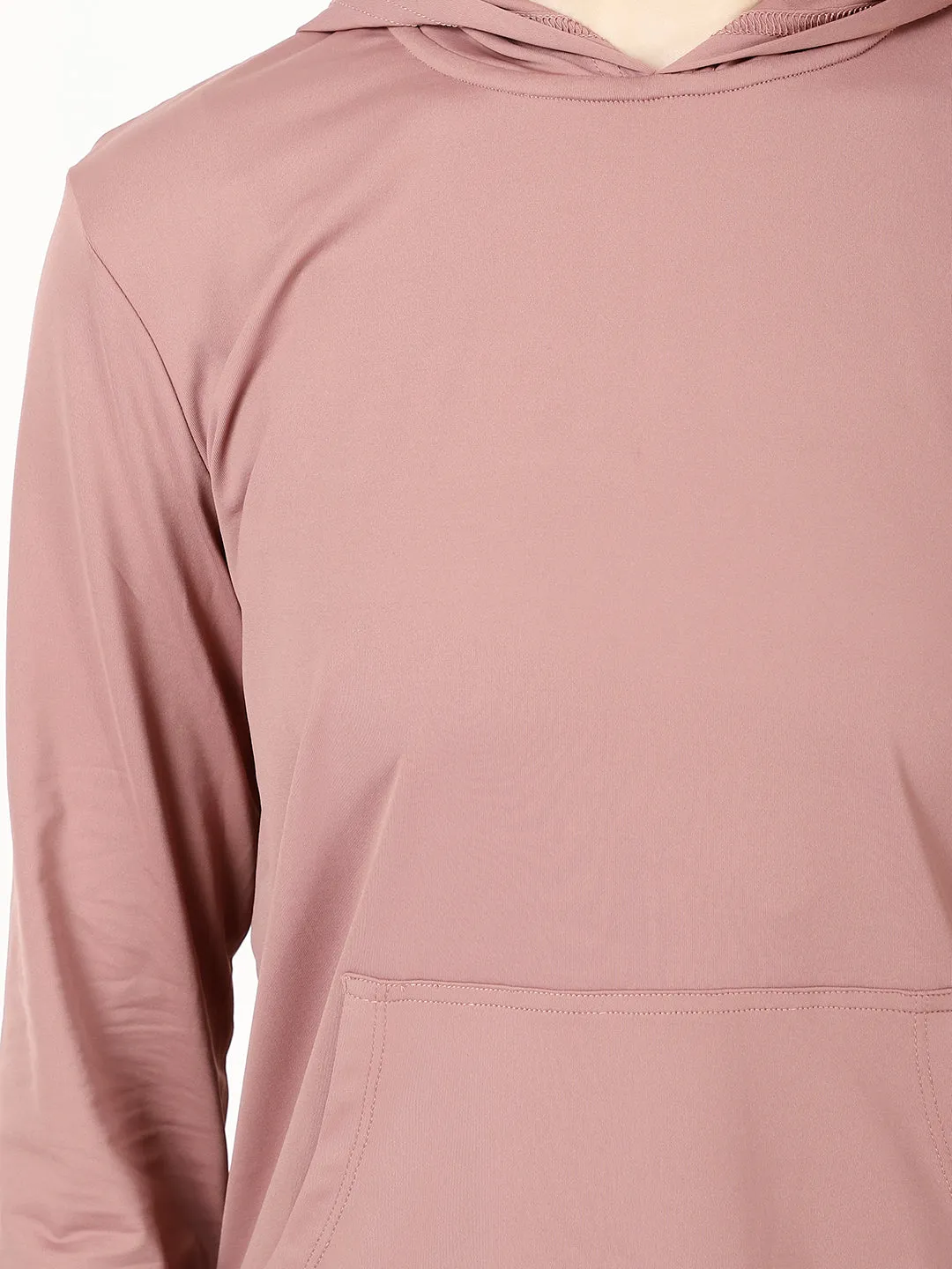 Dusty Rose Sassy Full Sleeves Hoodie