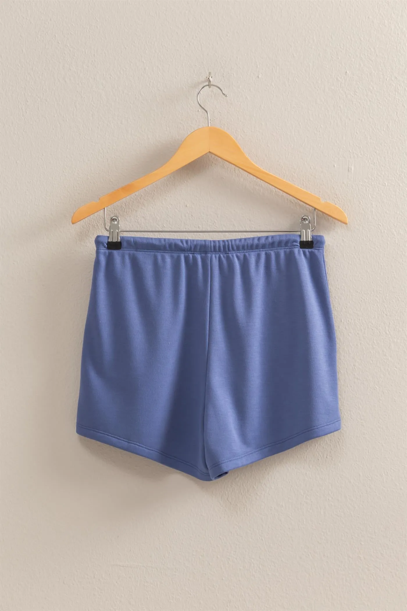 DZ25A684-Comfy Mid-Waist Drawstring Shorts