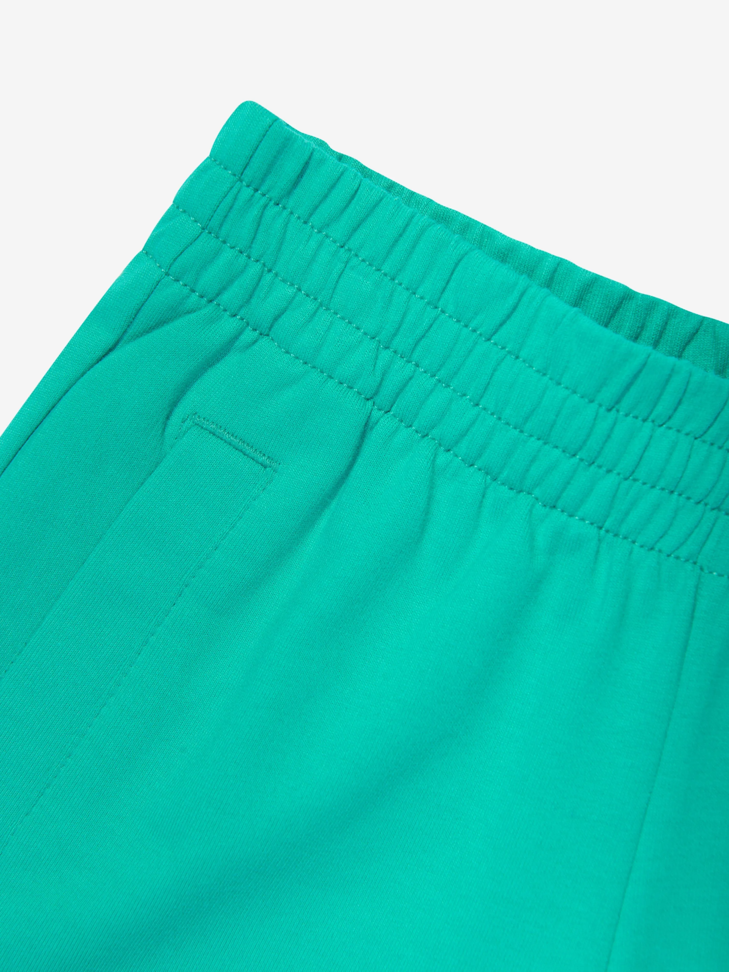 EA7 Emporio Armani Boys Logo Shorts in Green