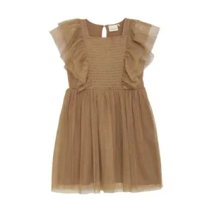 Girls Mesh Glitter Dress: Thrush