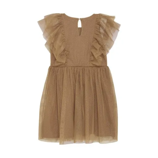 Girls Mesh Glitter Dress: Thrush