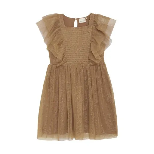 Girls Mesh Glitter Dress: Thrush
