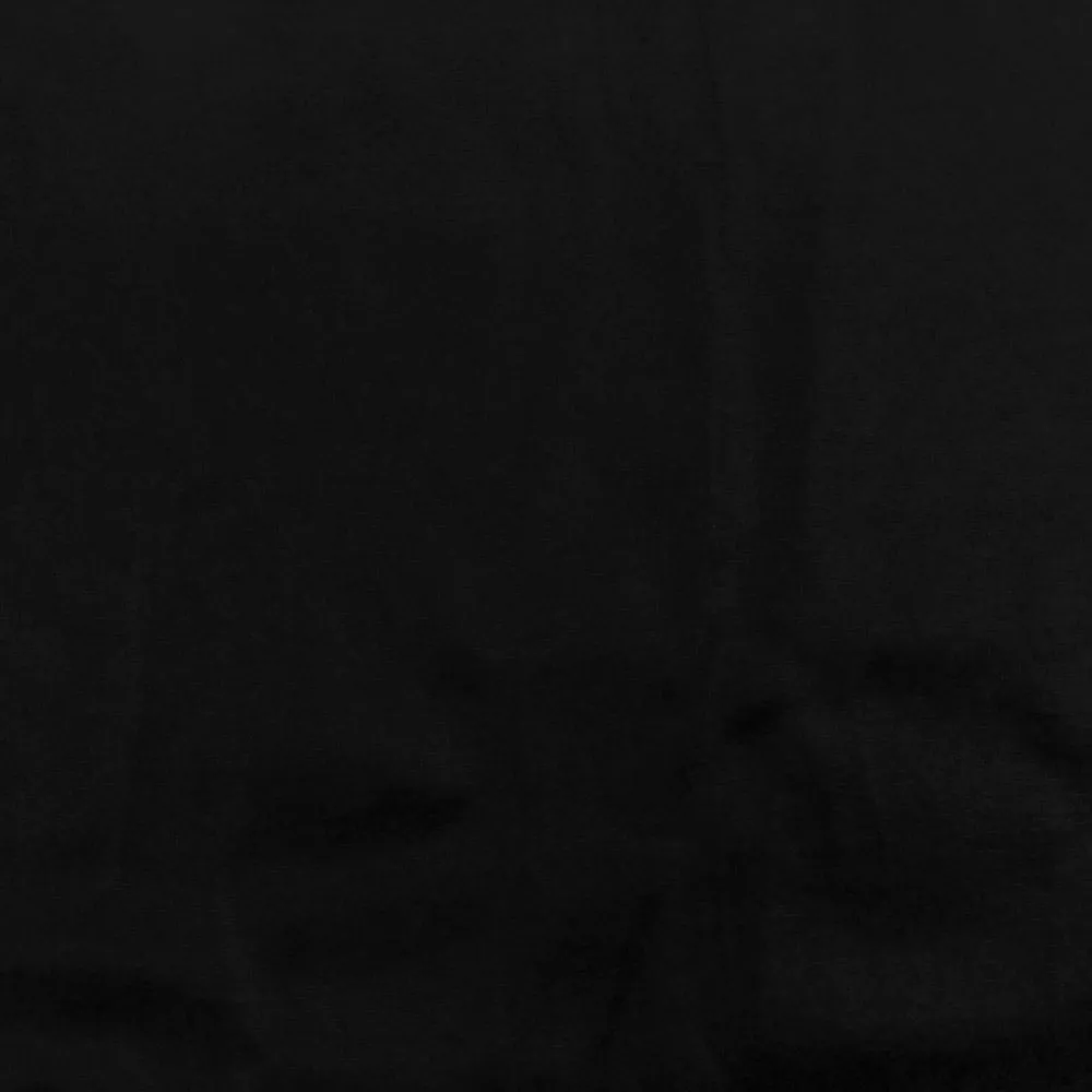 Glamour Black Solid Satin-like Activewear Stretch Jersey Knit Fabric