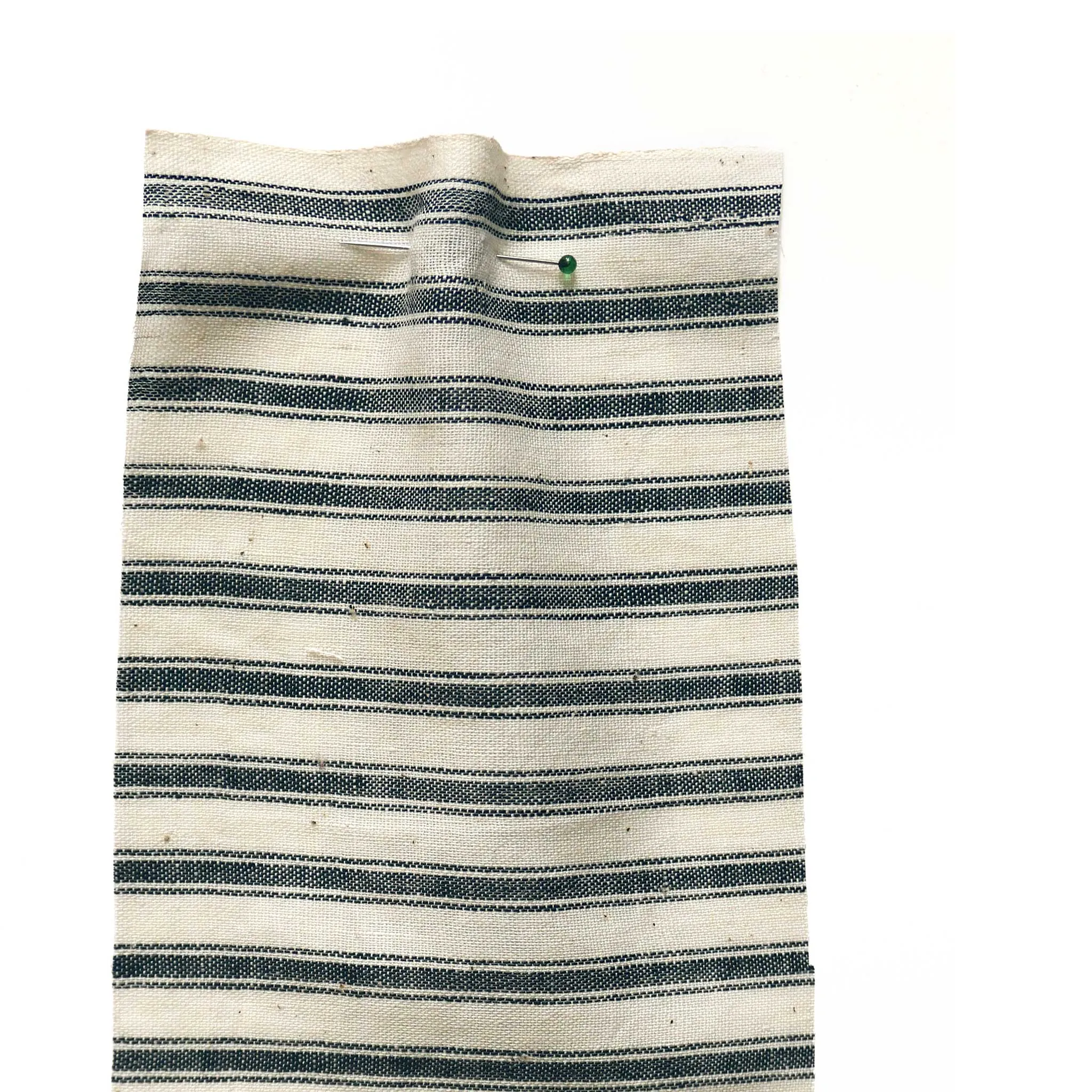 Handloom Ticking Stripe Black