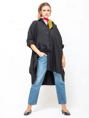 Le Shirt - Black Poplin