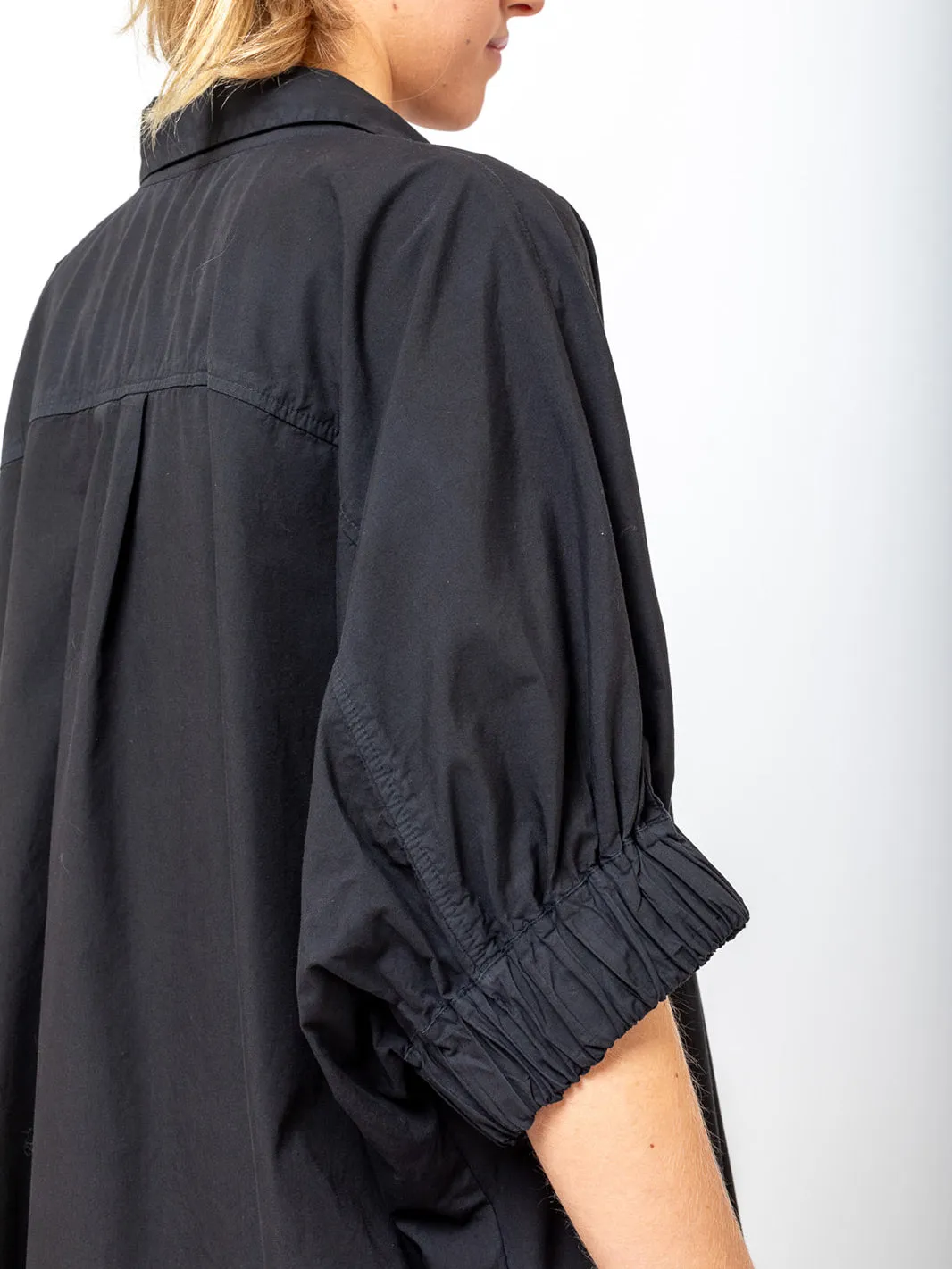 Le Shirt - Black Poplin