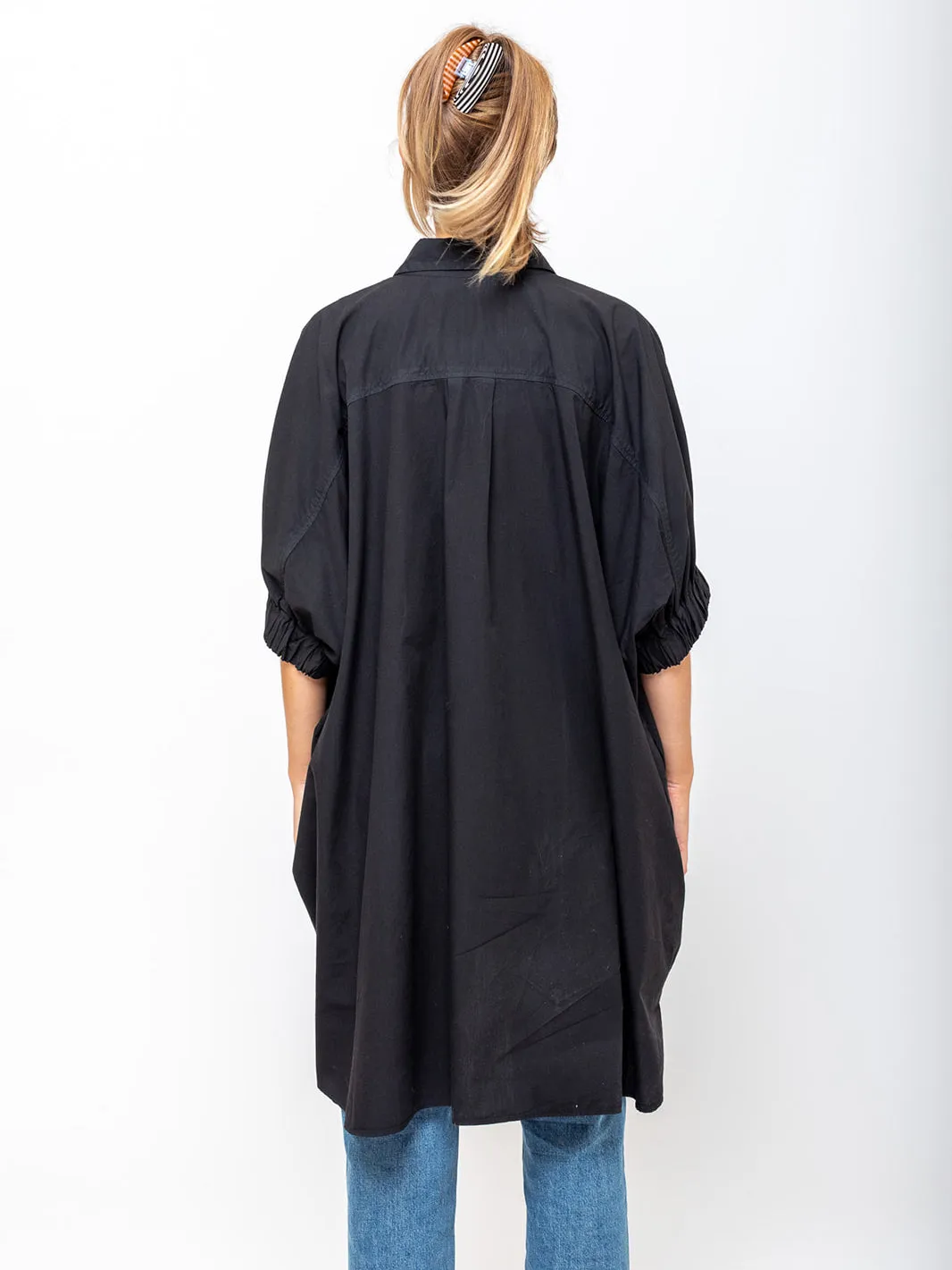 Le Shirt - Black Poplin