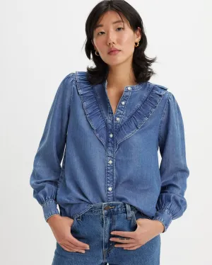 Levi's® Womens Carinna Denim Blouse - In Patches 2