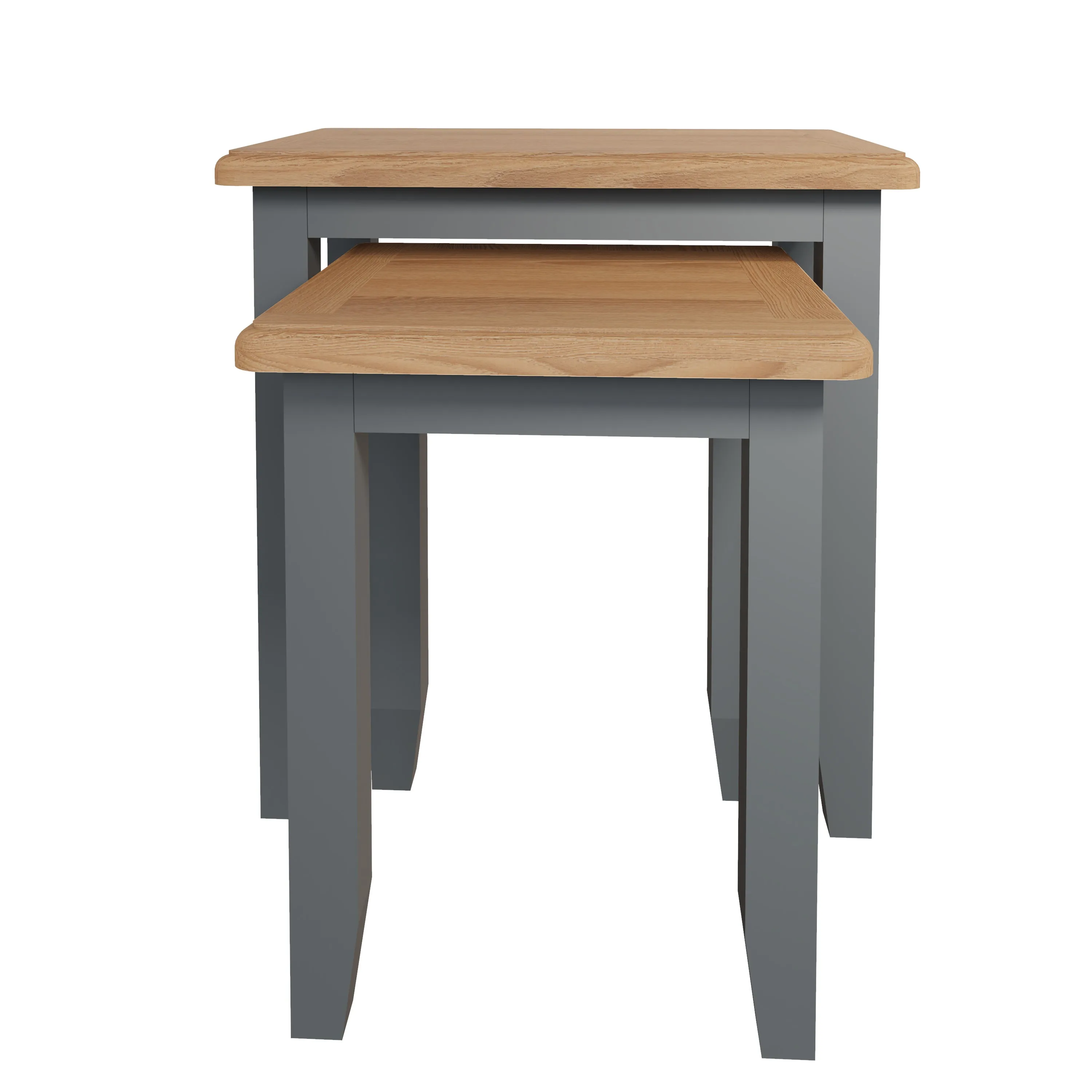Malmesbury Grey Nest of 2 Tables 50 x 32 x 50 cm