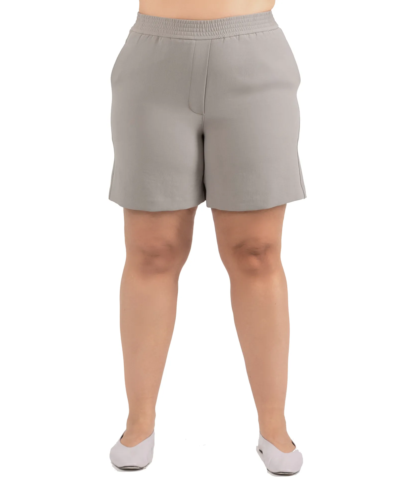 Mariam Pull-On Shirt | Light Grey