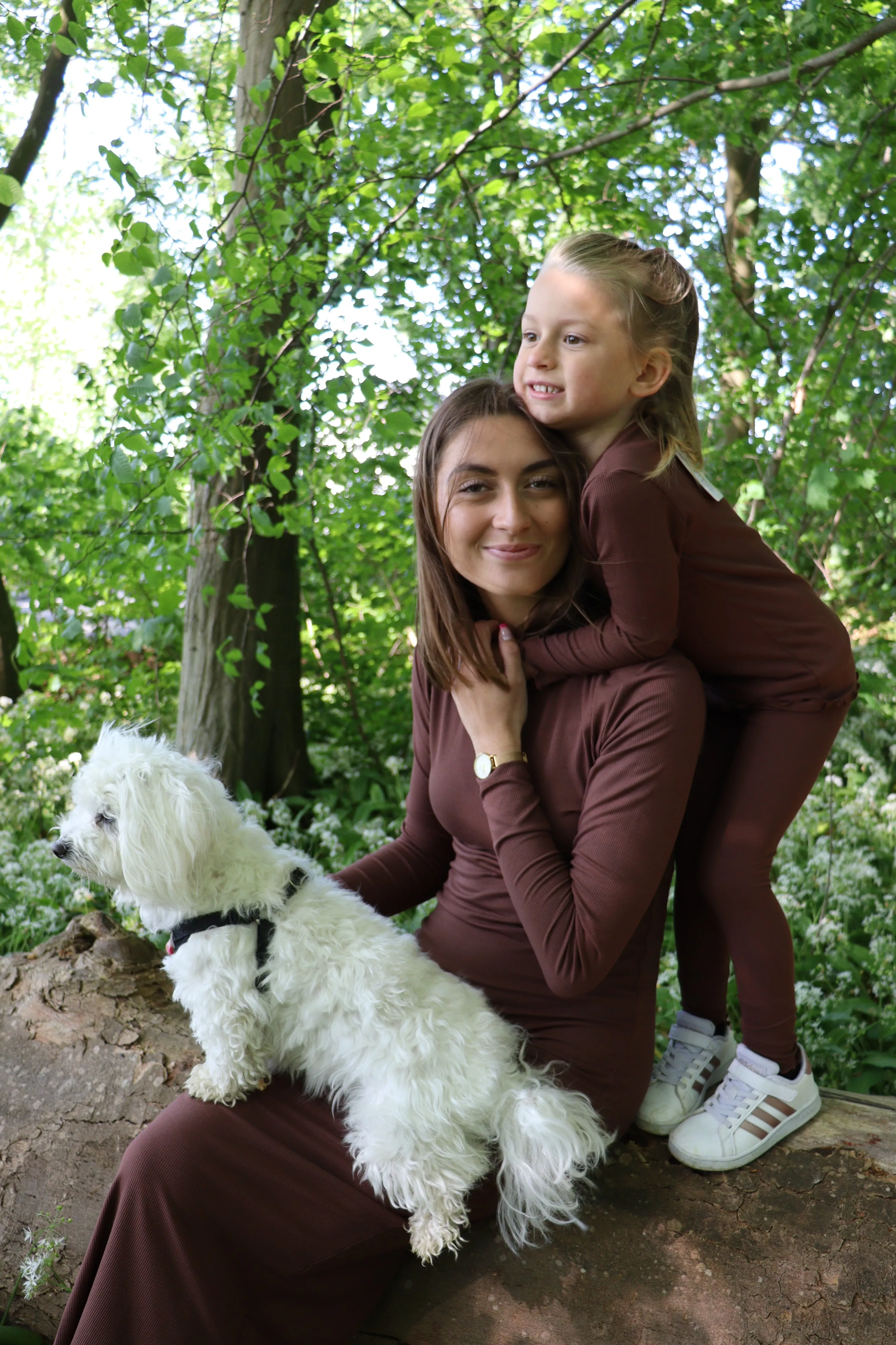 NATALIA-LS-BLOUSE-KIDS - CHOCO