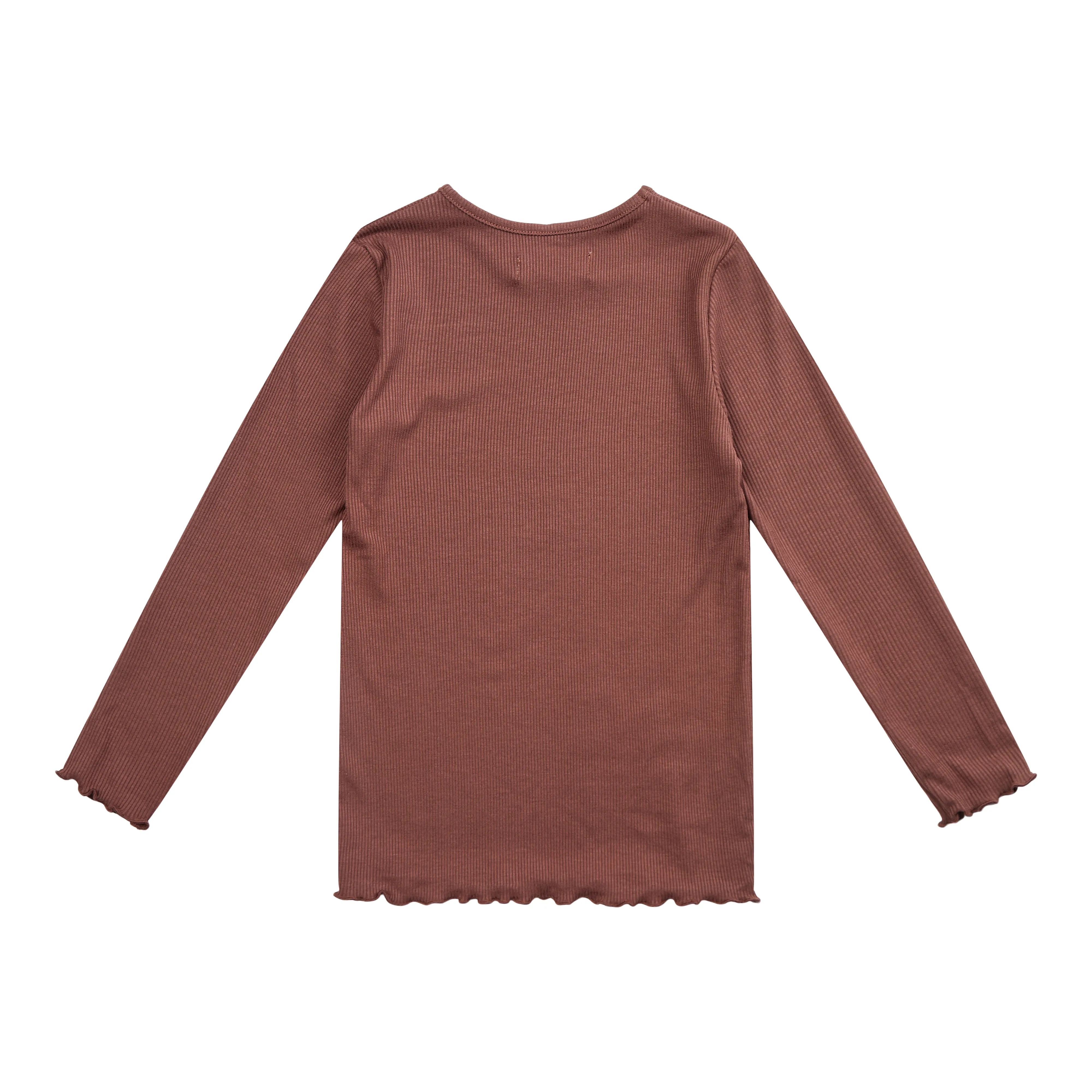 NATALIA-LS-BLOUSE-KIDS - CHOCO
