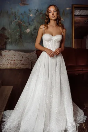 Norah Sparkling Graceful Wedding Dress