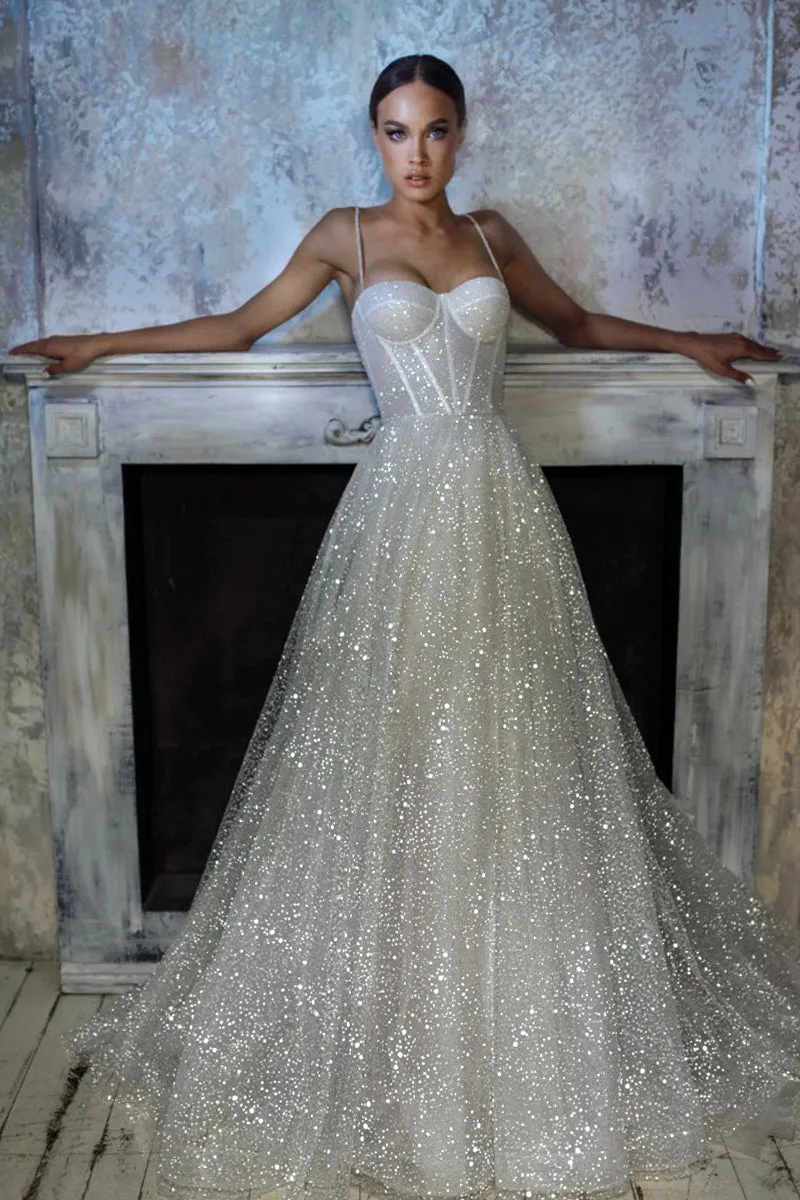 Norah Sparkling Graceful Wedding Dress