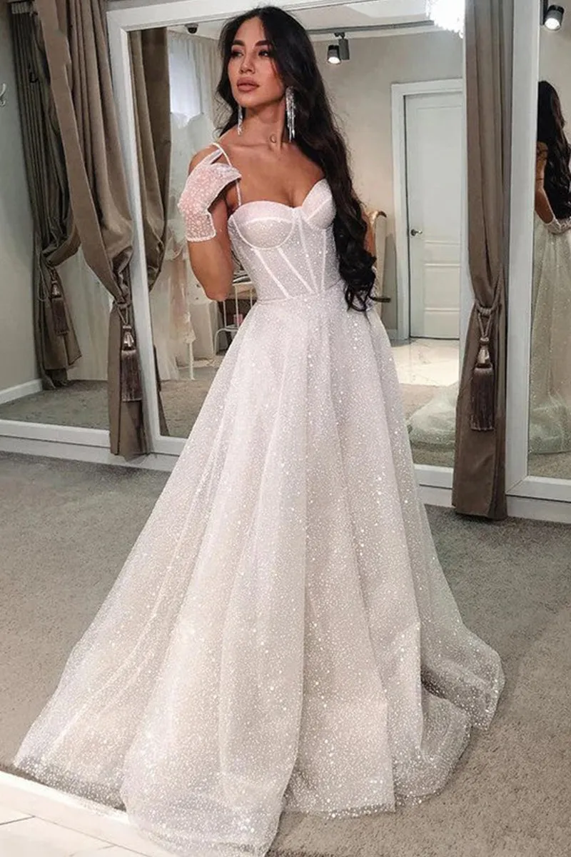 Norah Sparkling Graceful Wedding Dress