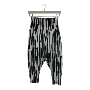 Ommellinen cropped harem pants, abstract stripes | woman XS