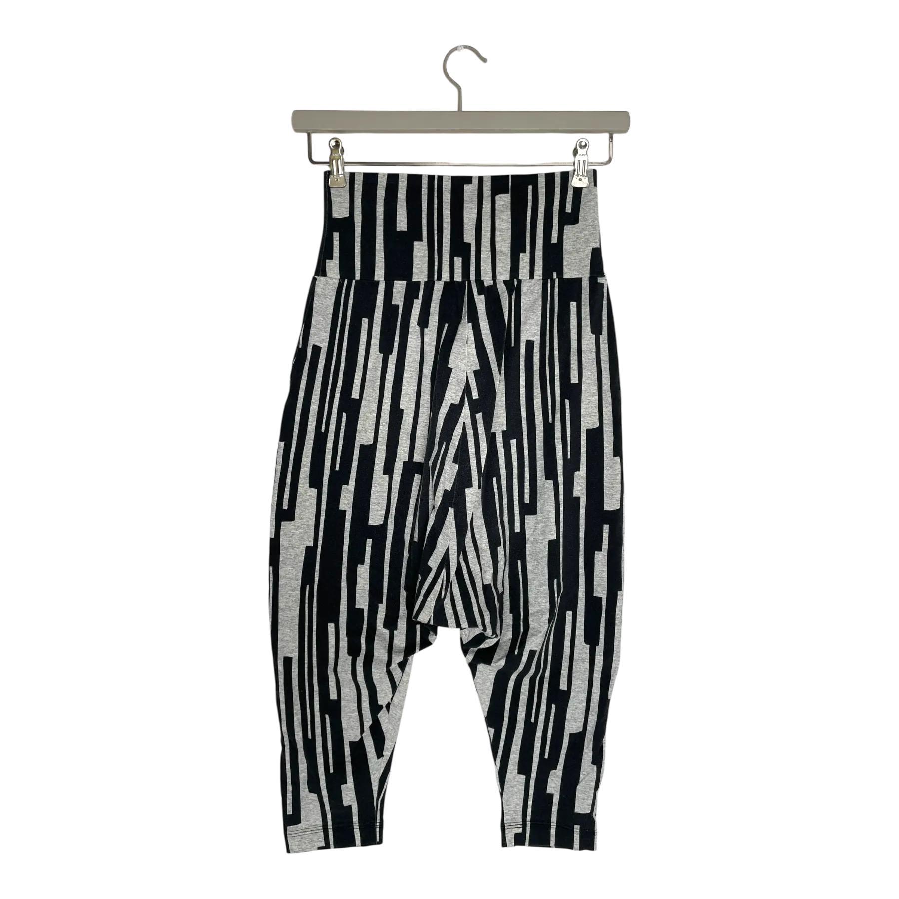 Ommellinen cropped harem pants, abstract stripes | woman XS