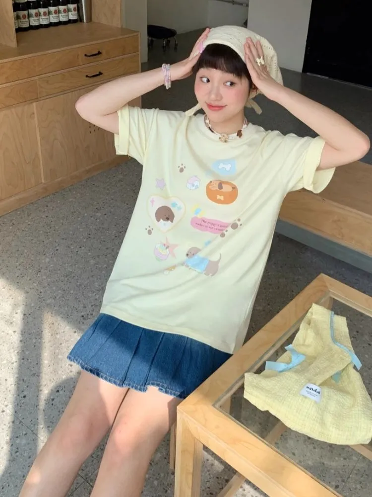 Peplum Casual Loose T-Shirt【s0000007711】