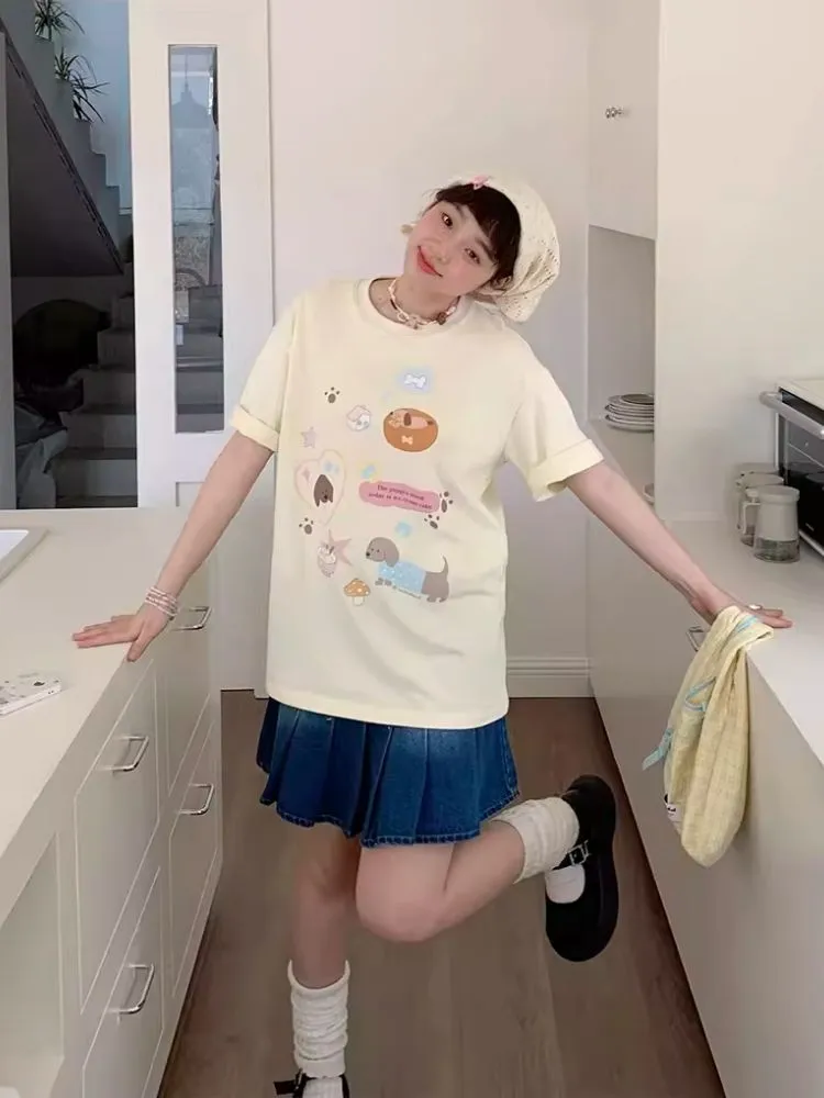 Peplum Casual Loose T-Shirt【s0000007711】