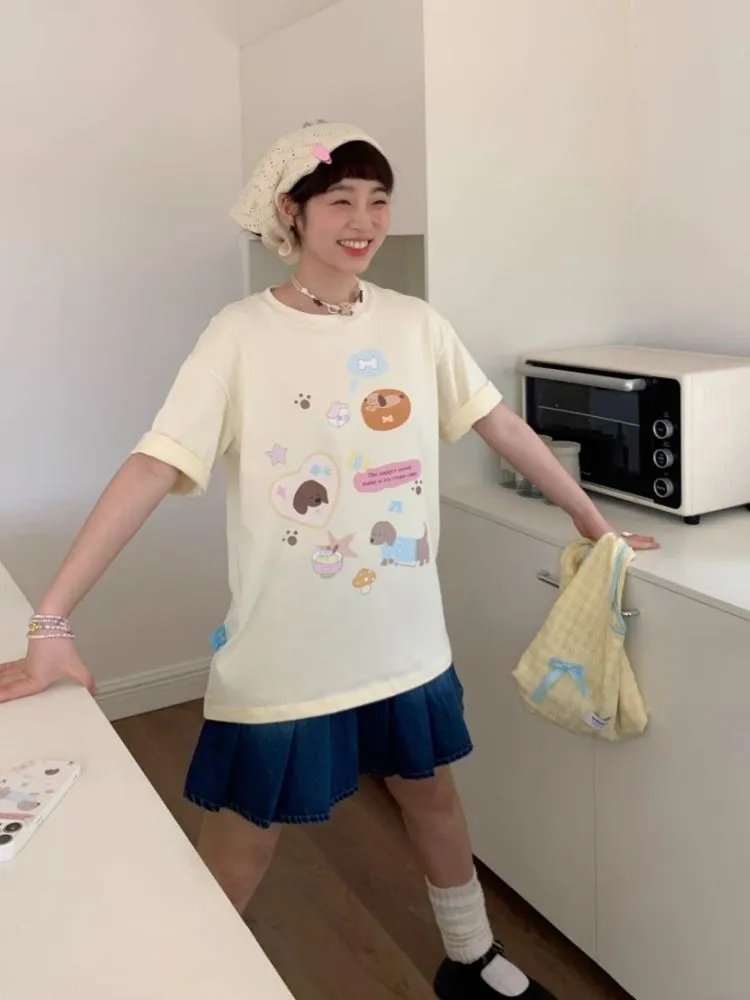 Peplum Casual Loose T-Shirt【s0000007711】