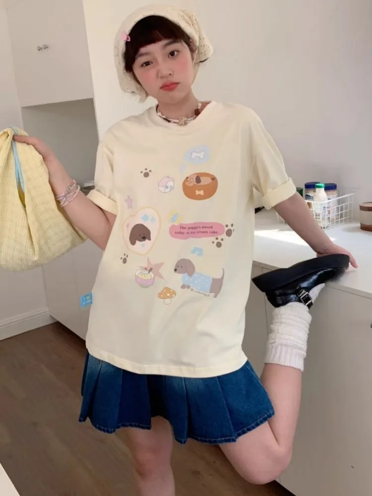 Peplum Casual Loose T-Shirt【s0000007711】