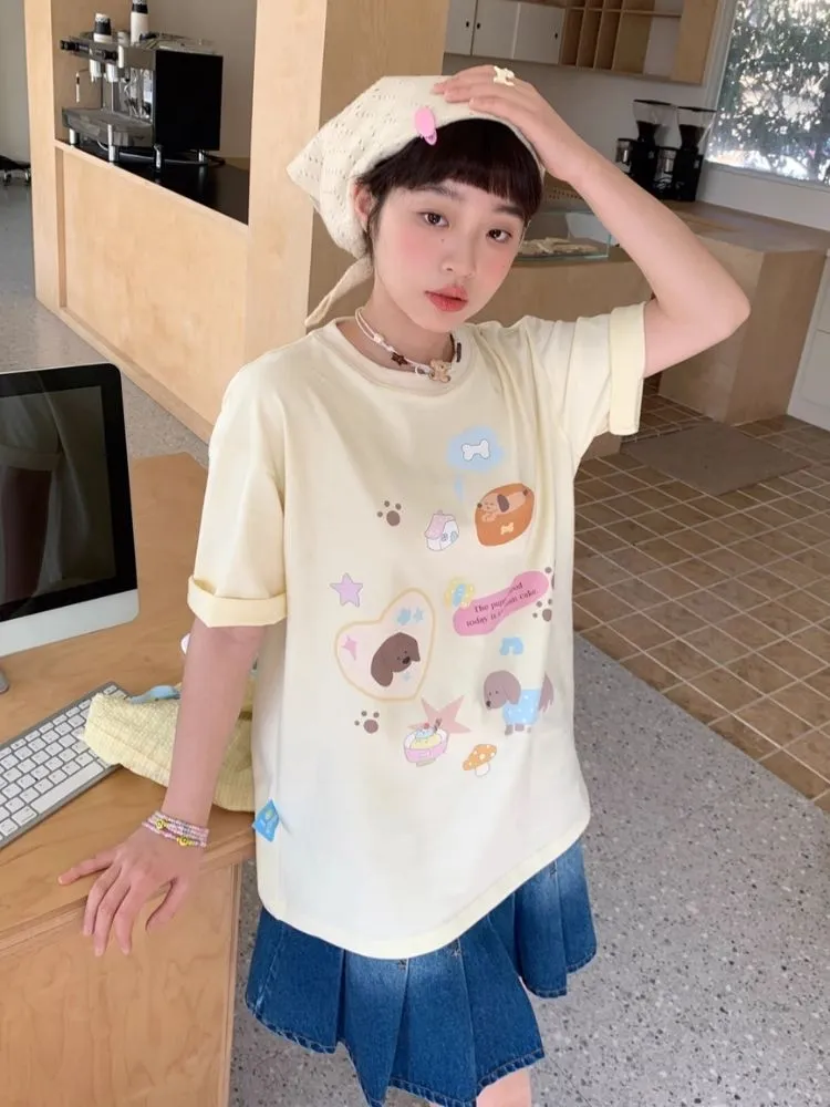 Peplum Casual Loose T-Shirt【s0000007711】