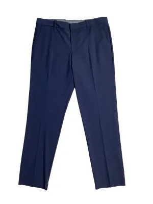 Perry Ellis Mens Slim Fit Dress Pants 36 / 30 Navy Blue Stretch
